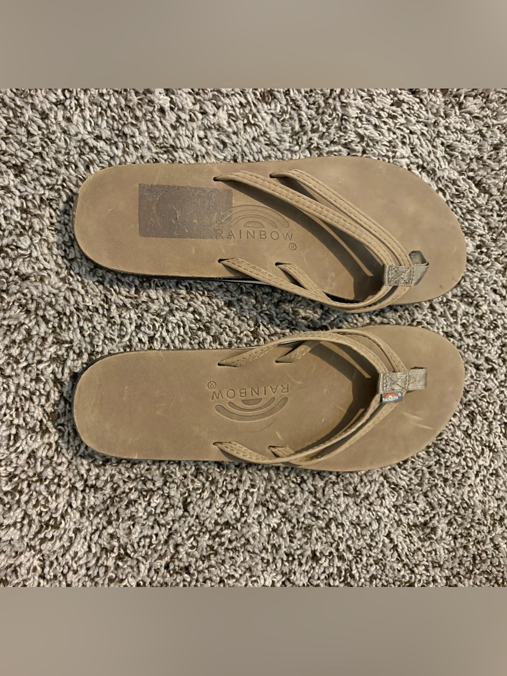 Rainbow Flips Flops